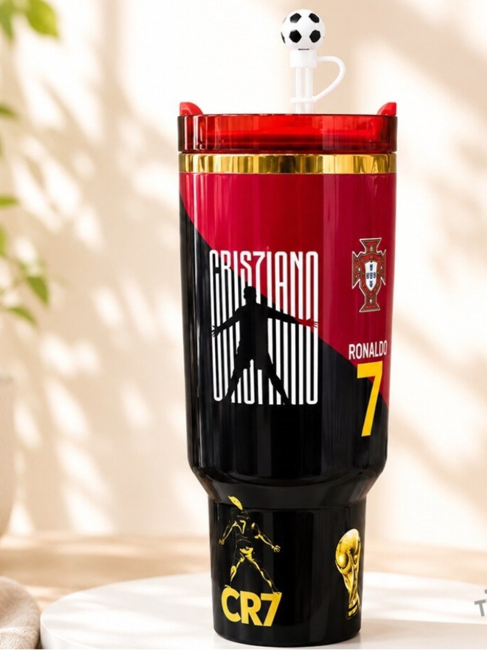 World Cup 2026 Stanley - Limited Edition Ronaldo CR7 40 oz Soccer Tumbler - Picture 2 of 4